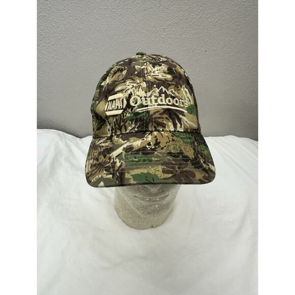 NAPA Outdoor Baseball Hat Brown Camo Adjustable Cap - Picture 1 of 9